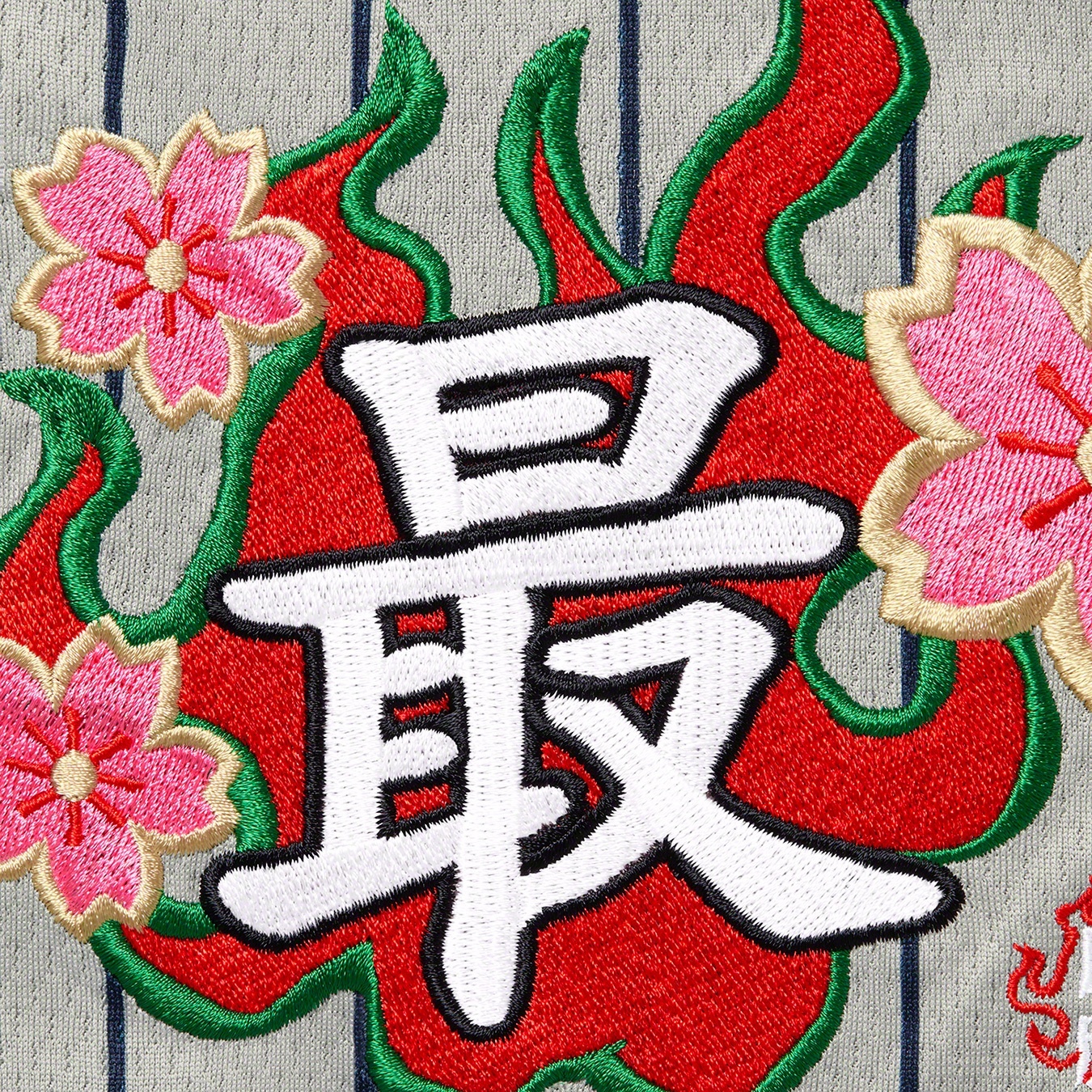 Tiger Embroidered Baseball Jersey view 5
